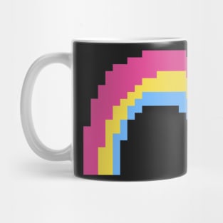 Pan Pride Rainbow Pixel Art Mug